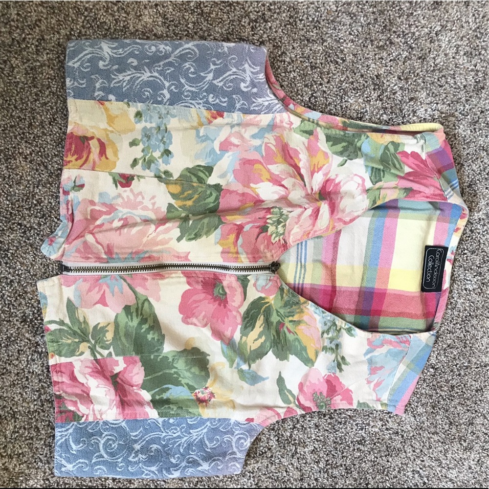 A vintage and colorful vest